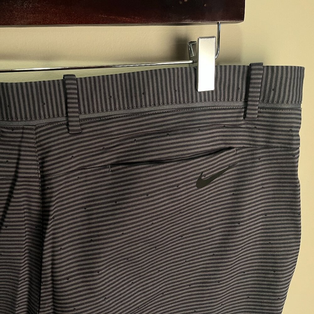 ⛳ Nike Golf Men’s Flat Front Golf Shorts Gray Black 40 10” Inseam EUC 🔥